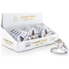 Resim Periboia Taşlı İstanbul Tasarımı El Aynası İnce Model 2 