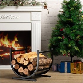 Resim Secret Model Metal Şömine Odunluğu 