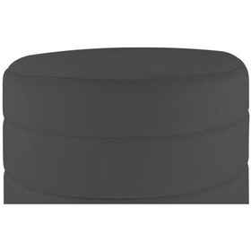 Resim Lungo Roller Silver Kaplama Luxery Puf-antrasit Babyface Kumaş Pofuduk Oturma Pufu&makyaj Pufu&bench 