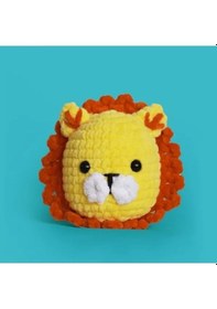 Resim Aslan Temalı Amigurumi Tığ Kiti 1 