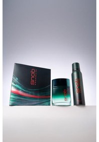 Resim Snob After Dark Erkek Parfüm EDT 100 ML + After Dark Erkek Sprey Deodorant 150 ML 