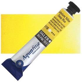 Resim Daler Rowney Aquafine Tüp Suluboya 8 Ml 618 Cad Yellow Deep Hue 