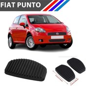 Resim Fiat Punto Uyumlu Fren Debriyaj Pedal Lastiği 2 Adetli Set 