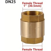 Resim Tongdashop 1" Npt Dn25 Pirinç Çekvalf - Akvaryum Ve Sulama Sistemleri İçin Geri Akış Önleyici 