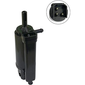 Resim 24v Su Fıskiye Motoru 3 Fiş Kare Soketli Man-mercedes-scanıa-vo N11.3562 