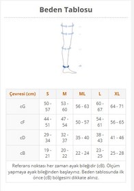 Resim İtalyan Solidea Dizüstü Varis Çorabı - CCL2 (23-32 mmHg) / Bej / Small 