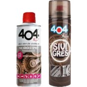 Resim 404 Sıvı Gres + Pas Sökücü Sprey Seti - 404 