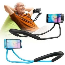 Resim Genel Markalar Boyuna Asılan Telefon Tutucu Portatif Stand Boyun Askılı Tutacak 