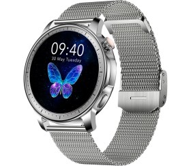 Resim Spovan Papillon Crown Amoled Sesli Görüşme Kadın Akıllı Saat 