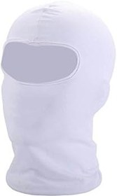 Resim Kuuddker Açık Tam Yüz Maskesi İnce Motosiklet Bisiklet Kayak Maskesi beyaz 