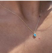 Resim 0.90 Ct Turkuaz (Firuze)Taşlı Güverseli Sade Minimal Tasarım Hedi-Sarı 