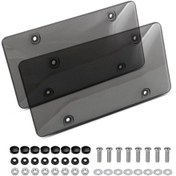 Resim Tenfowee 2'li Set Modern Araç Plaka Çerçevesi - Dayanıklı, Paslanmaz, Uv Koruyucu, Kolay Montaj, Evrensel Uyumlu Plaka Koruması 