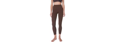 Resim Sweaty Betty Super Soft 7/8 Kadın Kahverengi Yoga Tayt 