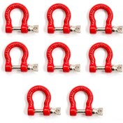 Resim Yaleker Kırmızı Alaşımlı Rc Araç Çekme Kancası - Scx10, Trax4 Uyumlu 