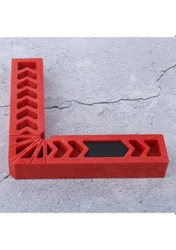 Resim Wezone Ahşap İşleri İçin 90 Derece Sabitleyici - Plastik L Tipi Köşe Klipsi, Hızlı Ölçüm Ve Sabitleme, 15cm Boyut 