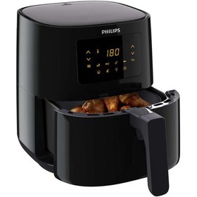 Resim Philips 3000 Series L Airfryer Yağsız Fritöz Siyah Premium 