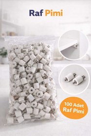 Resim erkan mobilya ve hırdavat ERKAN Mobilya Aksesuar ve Hırdavat Raf Pimi 100'lü Paket 