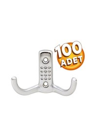 Resim Noktalı Askı Portmanto Vestiyer Duvar Dolap Elbise Askısı Mobilya Askılığı Metal Askı (100 ADET) Diğer 