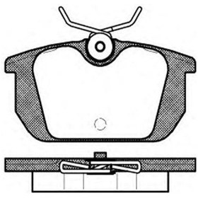 Resim MGA 55114 Fren Balatası Arka Tempra 2.0 Tipo Marea / 33 83- 145 94- 155 92- 