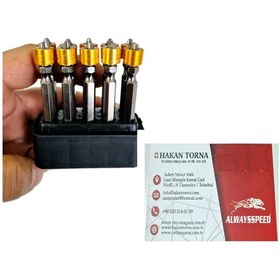 Resim Rico Bits Uç Ph2 Vida Sökme Yıldız Matkap Vidalama Ucu S2 Çelik 