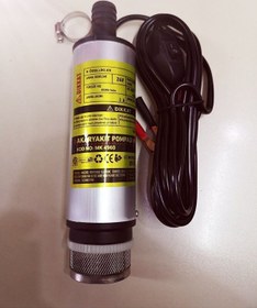 Resim 24 Volt Mini Küçük Mazot Aktarma Pompası Sıvı Transfer Pompası Da 