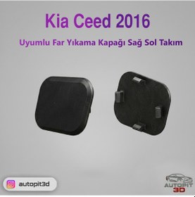 Resim Kia Ceed 2016 Far Yıkama Kapağı Sağ Sol Takım 