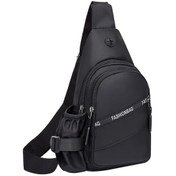 Resim Mufunye Erkek Çanta Casual Sırt Çantası Su Bardak Cebi Telefon Anahtar Para Kart Taşıma Siyah Siyah 