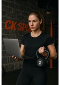 Resim 2 Kg Kettlebell Fitness Ve Kuvvet Antrenmanı Çaydanlık Ağırlık 
