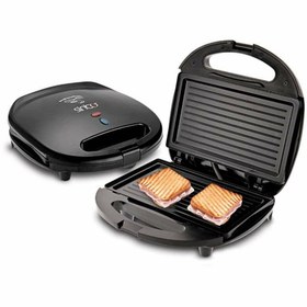 Resim Go İthalat MİNİ GRANİT ELEKTRİKLİ TOST MAKİNESİ 2 TOST YAPIŞMAZ YÜZEY 750W SSM-2513 (5250) 