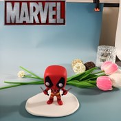 Resim Marvel Deadpool Masaüstü Süs Ev Dekorasyonu Parti Dekorasyonu Masaüstü'nizi Korumak İçin Guardian Marvel Fanlar İçin Çift Bıçak Gereklidir 