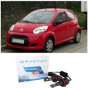 Resim Citroen C1 Led Xenon Uzun + Kısa Far Ampulü H4 Ultimate Yeni Seri Beyaz 