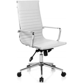 Resim Aykanoffice Aykan Ofis Beyaz Riva Yönetici Koltuğu 