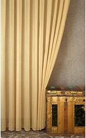 Resim Massarelli Etamin Şantuklu Tül Altın Rengi 1-3 Sık Pile 350 x 260 Altın Rengi 