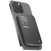 Resim Momax Black Wireless Kablosuz Powerbank 5000mAh MagSafe Uyumlu 