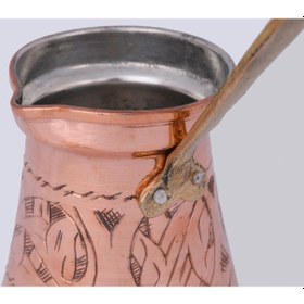 Resim İşlemeli Klasik Cezve No:3 Kırmızı 