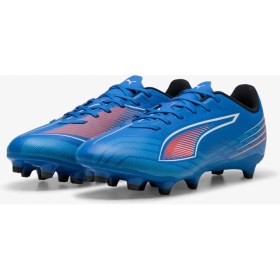 Resim Puma Ultra 6 Match Fg-Ag Çocuk Mavi Çim Saha Kramponu 