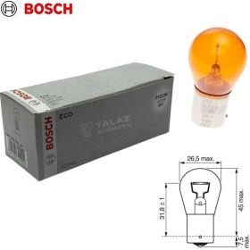 Resim Gözpar Oto Bosch 12V 93 Ampul 21W Turuncu Yakın Tırnak 10 Adet 