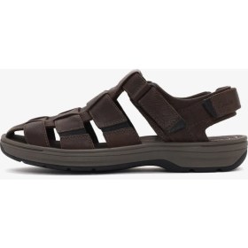 Resim Clarks Saltway Cove Erkek Kahverengi Sandalet 26176900 