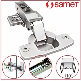 Resim Samet Master Frenli Düz Menteşe Kapak Menteşesi 