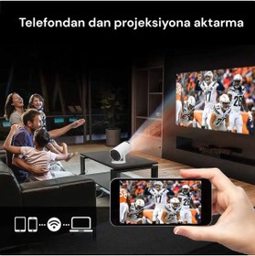 Resim UCUZTEKNO Taşınabilir Projeksiyon Cihazlarında Wi-Fi Bağlantı Seçenekleri 