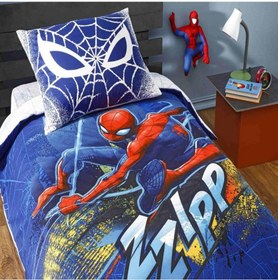Resim Taç Spiderman Rise Tek Kişilik Lisanslı Nevresim Takımı 