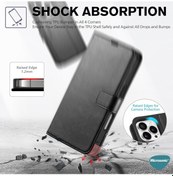 Resim Microsonic Vivo V40 5g Kılıf Delux Leather Wallet Gold - 