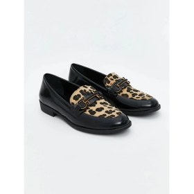 Resim Lc Waikiki Yeni Sezon Leopar Desenli Kadın Loafer Ayakkabı 