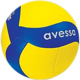 Resim Avessa Soft Touch Yapıştırma 5 No Voleybol Topu Sarı - Mavi 