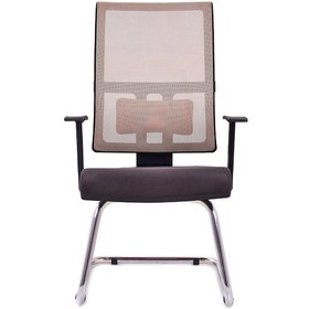 Resim Perla Eflatun Fileli Bekleme Koltuğu Ofis Koltuğu Eflatun 