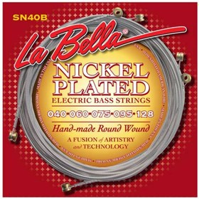 Resim La Bella Strings La Bella LB-SN40-B Bas Gitar Teli (40-95) | İnce Set Hızlı Çalım İçin Uygun 