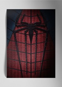 Resim Metal Baskı Marvel Parlak Duvar Tablosu - Spiderman Örümcek Adam, Dizi Film Posterleri 