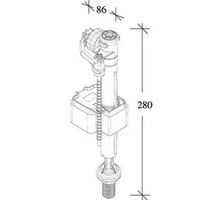 Resim Tema Siamp Basmalı Iç Takım Flatörü Compact Sessiz 3/8 Alttan 