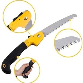 Resim Katlanır Budama Testeresi, 18 Cm Uzunluk Ve Hızlı Kesim 