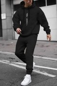 Resim DAXİS Sportwear Company Baskılı Kapüşonlu Oversize Eşofman Takımı 